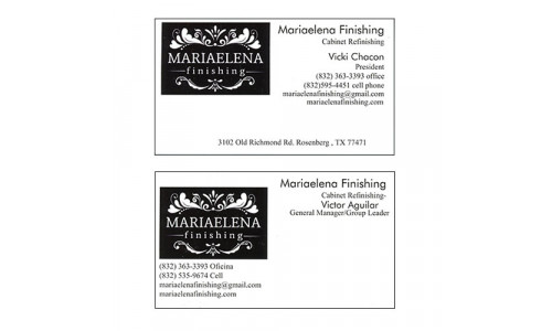 Mariaelena Business Card BEFORE