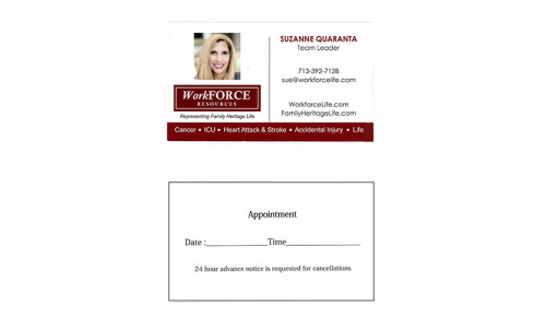 Suzanne Quaranta Business Card BEFORE