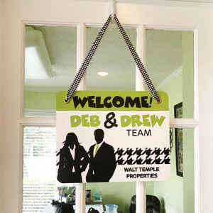 Deb Ambrosi Welcome Sign