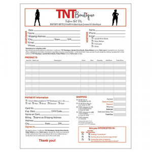 Page by Page TNT Form