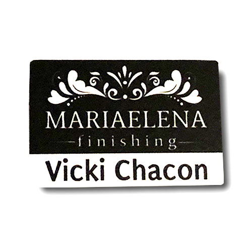 Page by Page Vicki Name Badge