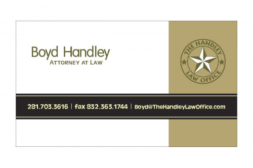 Handley Law Business Card