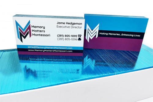 Memory Matters Montessori Business Card