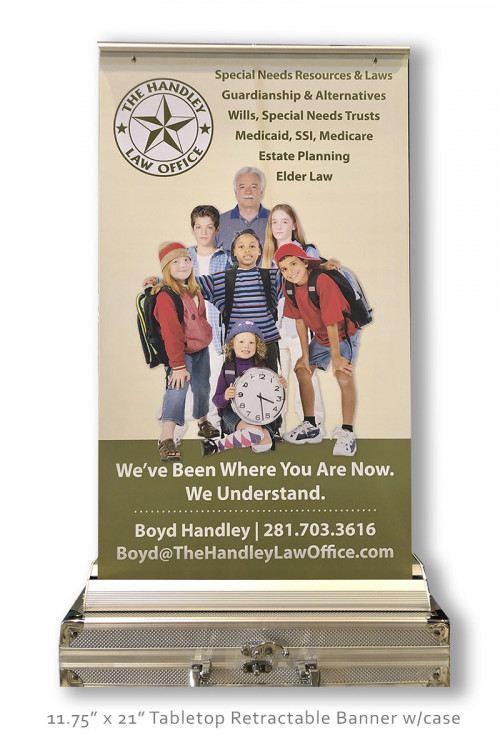Handley Law Small Tabletop Banner