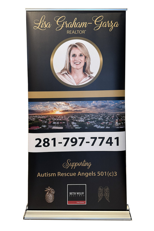 Lisa Graham Garza Retractable Banner
