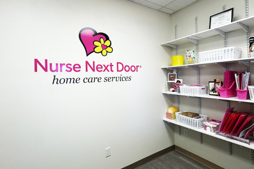 Nurse Next Door Wall Logo