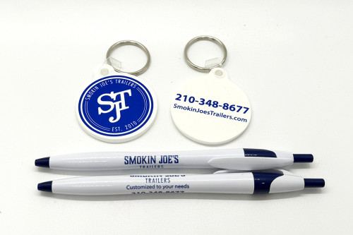 Smokin Joes Key Fob and Pens